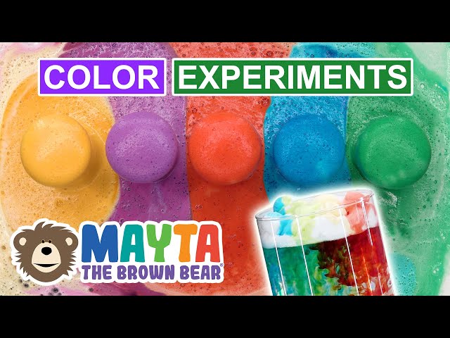 Mixing Colors | Fun Color Surprise Experiments for Kids | Shaving Cream Rain Clouds