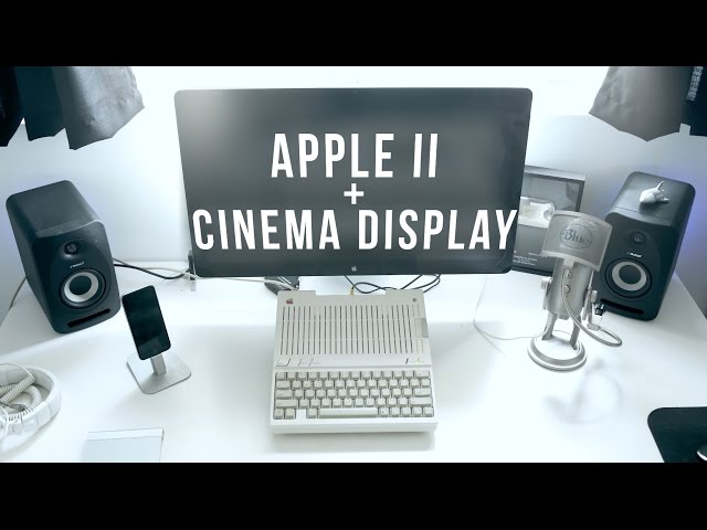 Apple II to Cinema Display - New Tech Old Tech