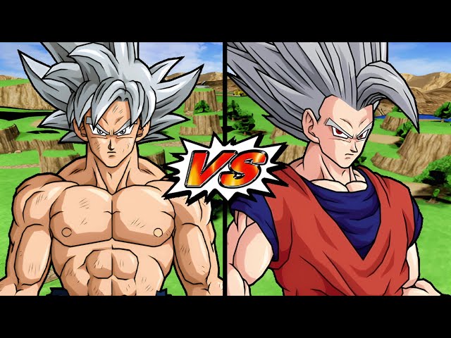Goku Ultra Instinto vs Gohan Bestia | DBZ BT4 MUGEN