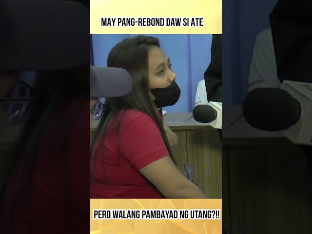 Tambak na siya ng utang pero nagawa pa rin daw magpa-rebond!  #raffytulfoinaction