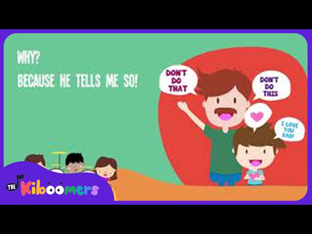 Sometimes Dad Says Lyric Video - The Kiboomers Preschool Songs & Nursery Rhymes for Father's Day