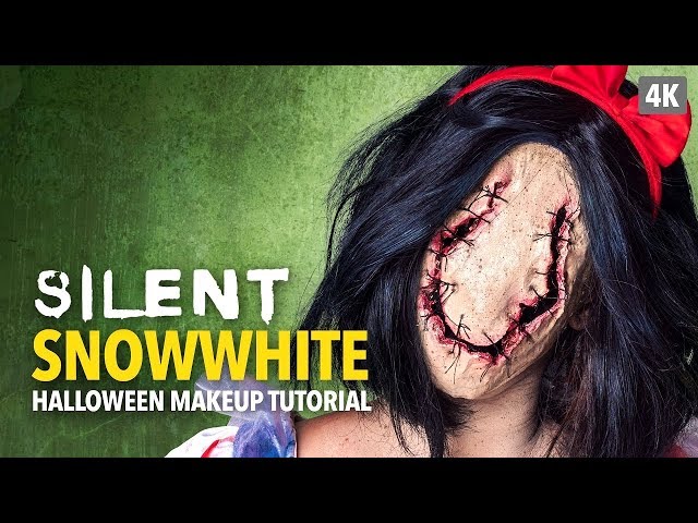 Silent Snow White Halloween Makeup Tutorial