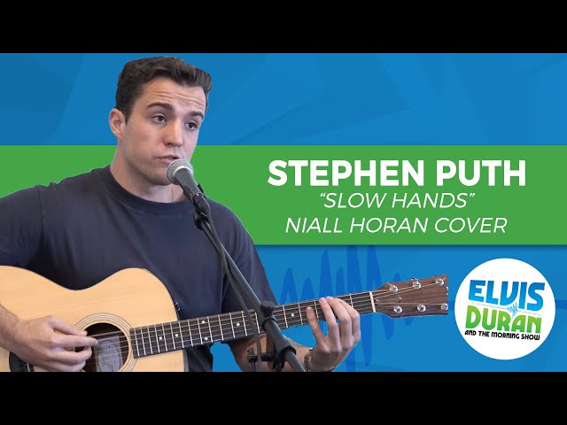 Stephen Puth - "Slow Hands" Niall Horan Cover | Elvis Duran Live