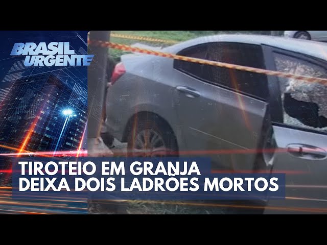 Tiroteio em granja deixa dois ladrões mortos | Brasil Urgente