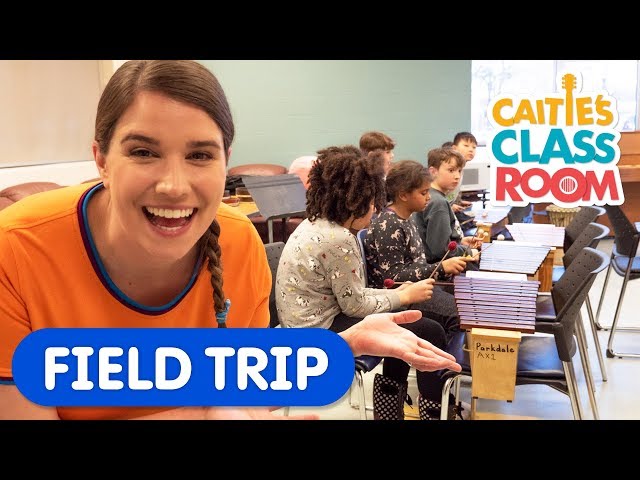 Visit An Amazing After-School Music Program! | Caitie's Classroom Field Trip | Instruments For Kids