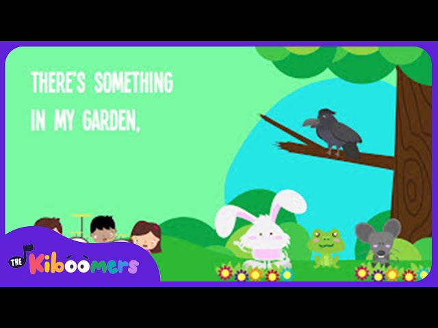 There's Something in My Garden Lyric Video - The Kiboomers - Animal Sounds Song