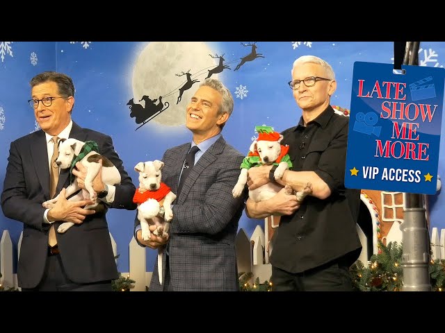 Late Show Me More: Backstage with Andy Cohen & Anderson Cooper!