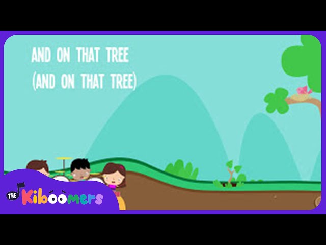 The Green Grass Grows All Around Lyric Video - The Kiboomers Preschool Songs & Nursery Rhymes