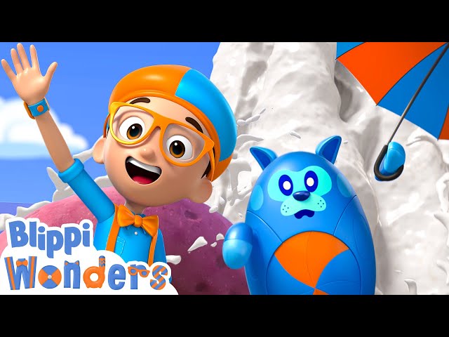 Blippi Wonders - Blippi's Breakfast Race | Blippi Animated Series | Educational Videos | Blippi Toys