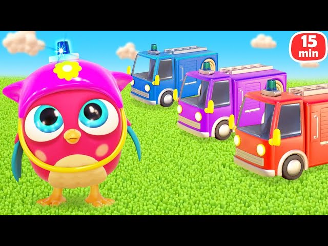 Hop Hop si Burung Hantu - Kartun untuk bayi | Mobil mainan untuk anak & mainan bayi | Video belajar