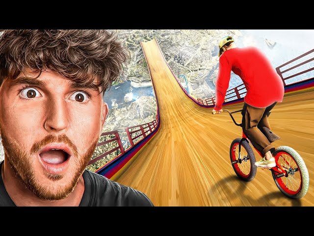 Going Off MEGA RAMP in Realistic BMX Game! (BMX Streets)