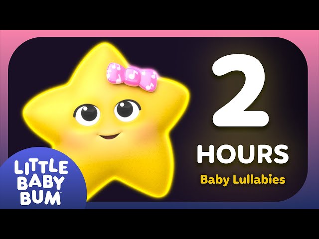 2 Hours Mindful Relaxing Baby Music🌙✨ Bedtime Lullaby | Calming Sensory Animation