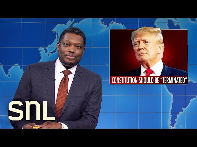 Weekend Update: Trump Claims Constitution Should Be Terminated, Brittney Griner Freed - SNL