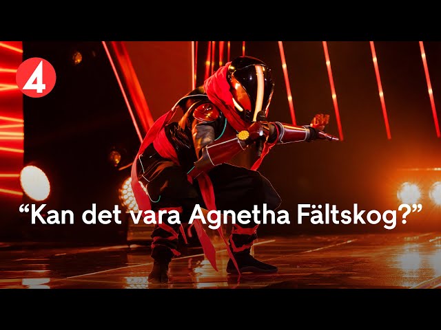 Cyberninjan överraskar med sin sångröst i Masked Singer Sverige 2022