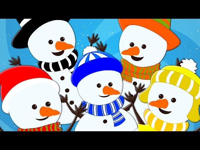 five little snowman | christmas carol | christmas songs