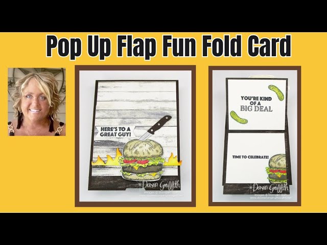 Awesome Pop Up Flap Fun Fold Card