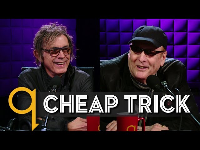 Cheap Trick's Rick Nielsen & Tom Petersson in studio q