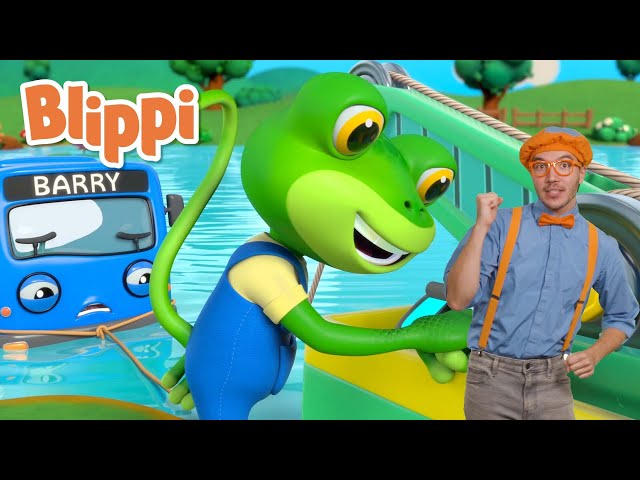 Gecko to the Rescue Song | Songs For Kids | Blippi & @GeckosGarage