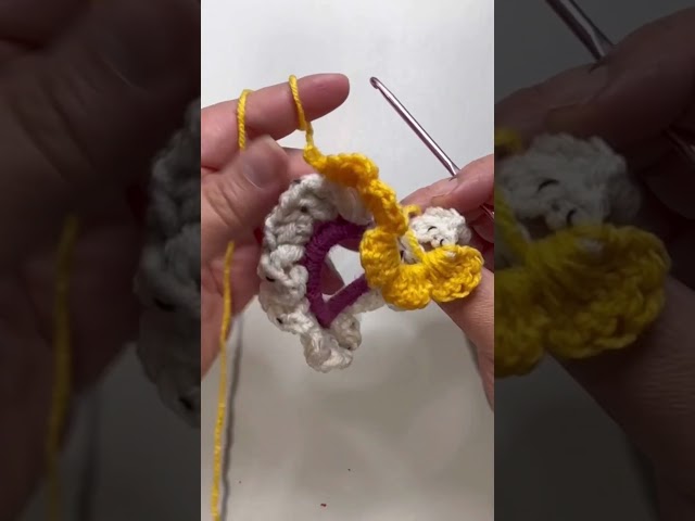 Ligas para Cabello a Crochet ❤️ #crochet #scrunchies #ganchillo