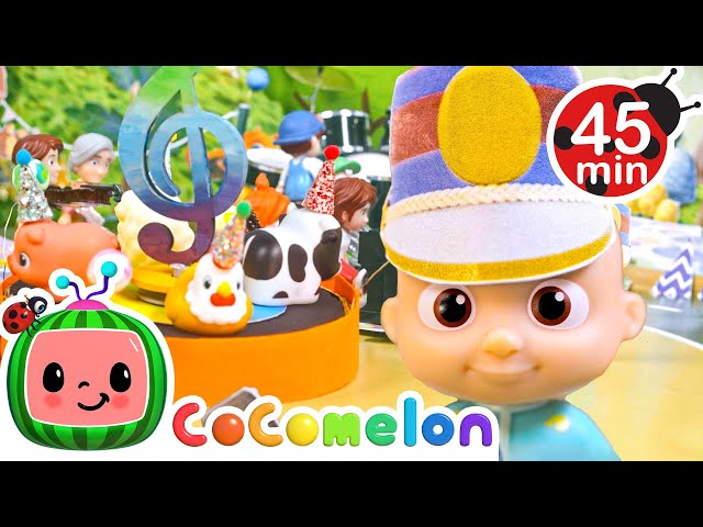 JJ's Animal Marching Band (Toy Version) | CoComelon Toy Play Learning | Nursery Rhymes for Babies
