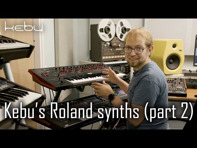 Kebu's Roland synths (part 2)