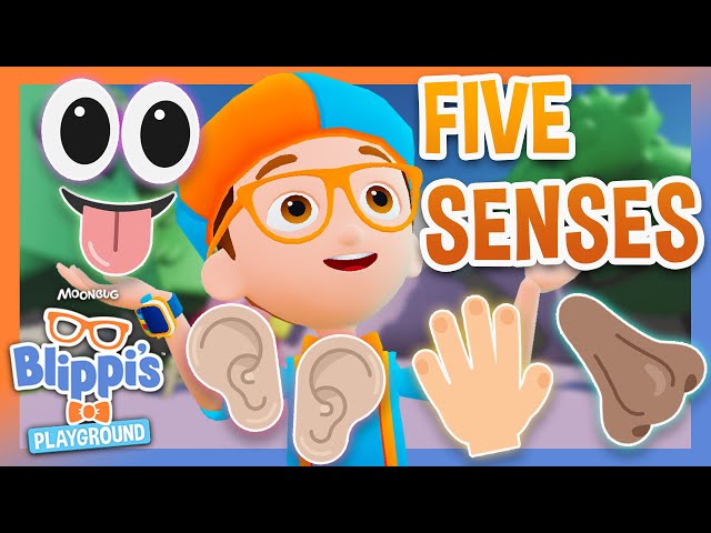Blippi Learns the 5 Senses on Roblox! | Blippi Plays Roblox! | Educational Gaming Videos