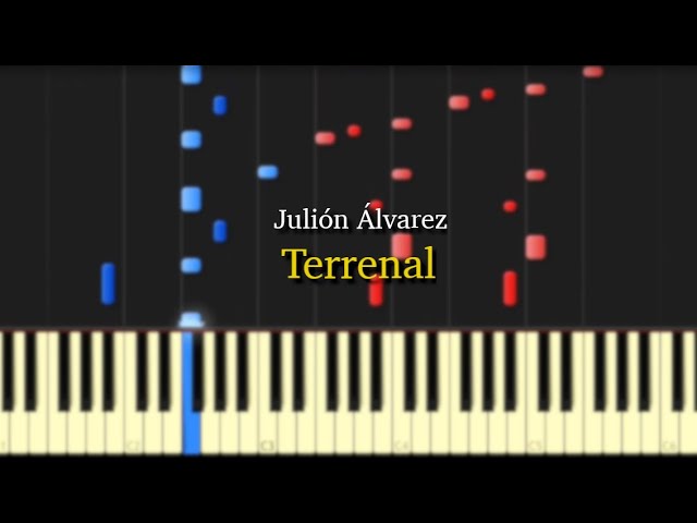 Terrenal - Julión Álvarez / Piano Tutorial (PRINCIPIANTE)