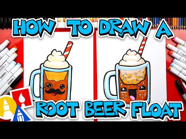 How To Draw Funny Root Beer Float