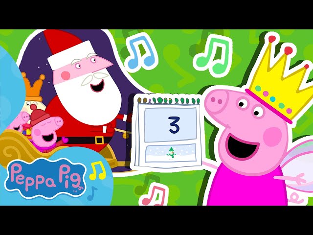 Jingle Bells | Peppa and Friends Ride on Santa's Sleigh | Nursery Rhymes & Kids Songs