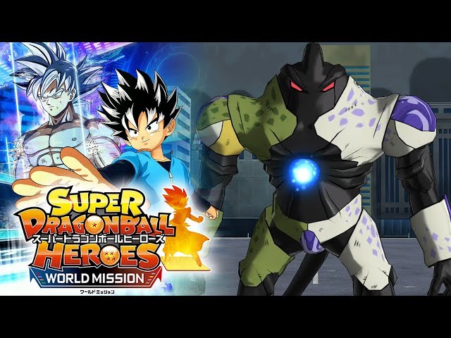 WHAT IN THE WORLD IS AHMS SUPPOSED TO BE!!! Super Dragon Ball Heroes World Mission Gameplay!