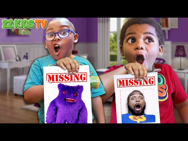 Monster Dude & ZZ Dad Are Missing! (ZZ Kids TV Family Compilation)