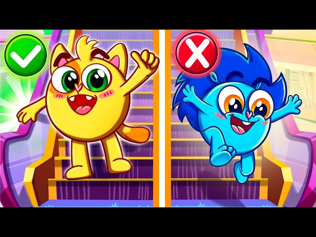Take the Escalator Song | Educational Kids Songs 😻🐨🐰🦁 And Nursery Rhymes by Baby Zoo