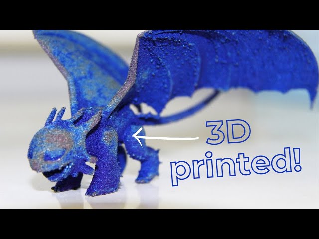 A 3D printed dragon