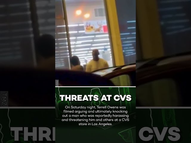 Terrell Owens Punches, Knocks Out Heckler Outside CVS! #shorts