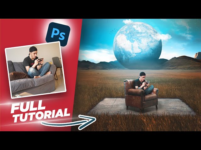 How To Create a Surreal Photo-Manipulation using Stock Images | Photoshop Tutorial
