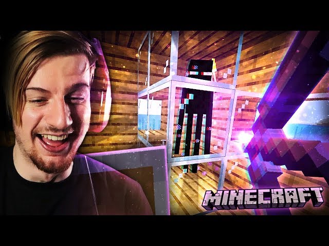 I TRAPPED AN ENDERMAN IN MY HOUSE (+ got the Infinity Bow & Diamond Armor) | Minecraft