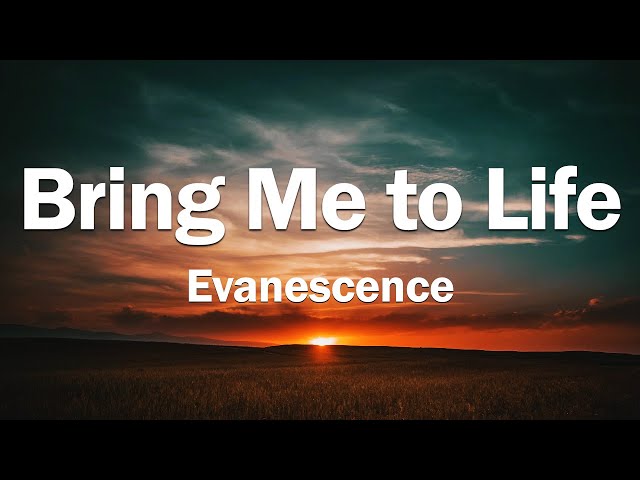 Bring Me to Life - Evanescence (Lyrics Video)