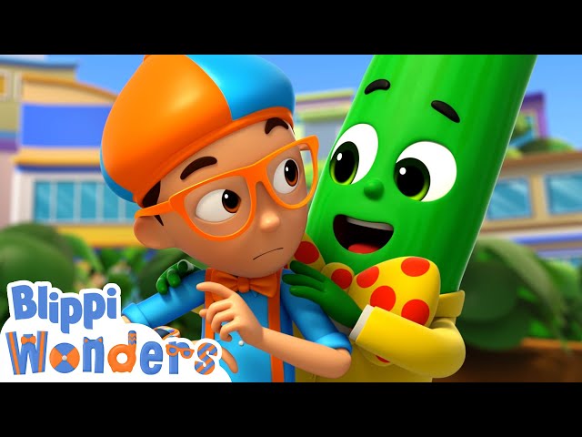 Blippi Wonders - Fruit & Vegetables! | Blippi Animated Series | Cartoons For Kids