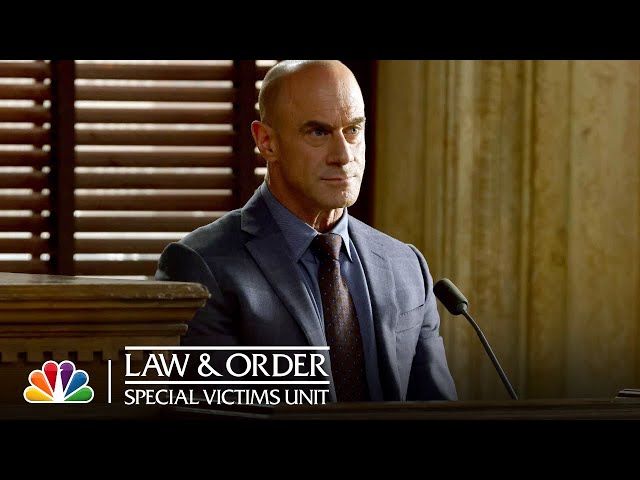 Barba Grills Stabler on the Stand During Cross-Examination | NBC's Law & Order: SVU