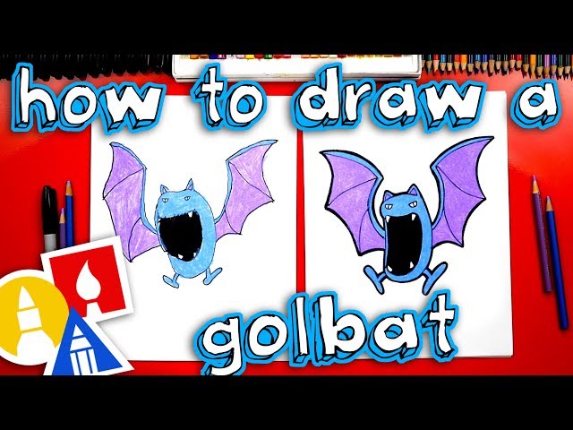 How To Draw A Golbat Pokemon