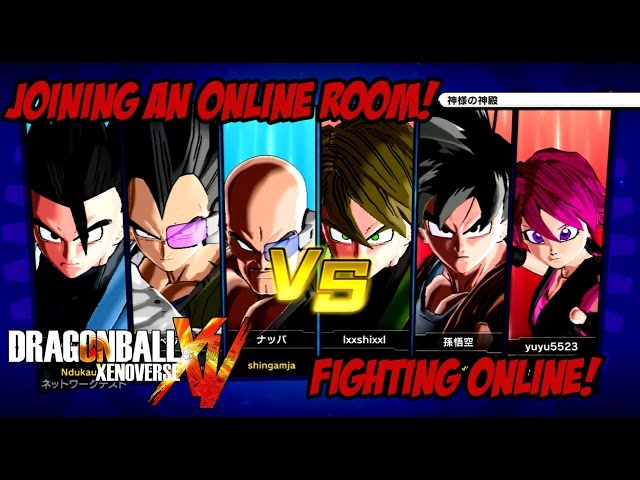 [BETA] Dragon Ball Xenoverse - Joining an Online Room and Fighting Online!