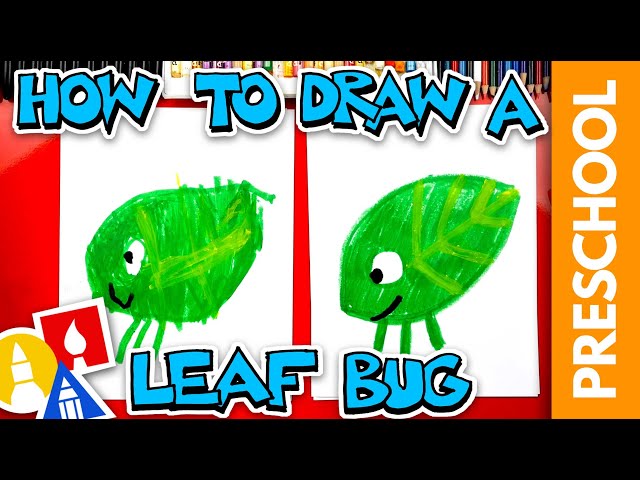 Drawing A Walking Leaf Using Shapes - Preschool