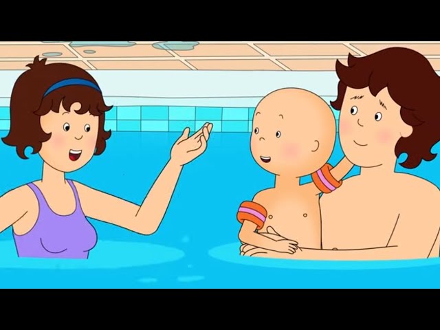 ★ Caillou Goes Swimming  ★ Funny Animated Caillou | Cartoons for kids | Caillou