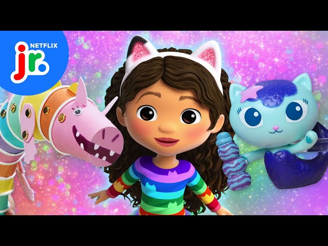 Gabby & Pandy's A-MEOW-Zing Toy Play Adventures! 😻 Gabby's Dollhouse Compilation | Netflix Jr