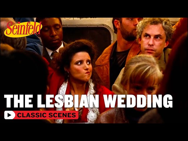 Elaine Freaks Out On Her Way To A Wedding | The Subway | Seinfeld
