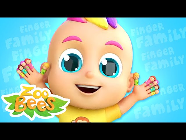 Zoobees Finger Family | Nursery Rhymes and Baby Song | Kids Songs with Zoobees