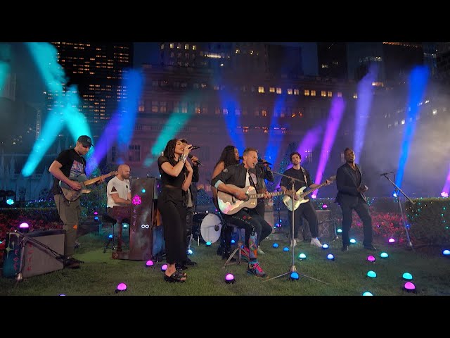 Coldplay - Higher Power (Live on The Tonight Show Starring Jimmy Fallon)