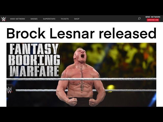 Brock Lesnar RETIRES! | Fantasy Booking Warfare - Denise Salcedo vs Luke Owen