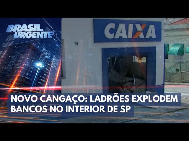 Novo cangaço: vítimas reféns e dois bancos atacados | Brasil Urgente