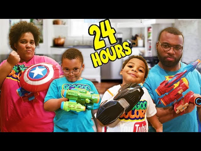 24 HOURS OVERNIGHT IN THE KITCHEN!!! Avengers Infinity Edition